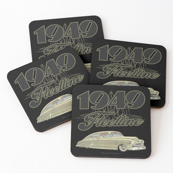 Item preview, 1949 Fleetline with text - Lowrider, Kustom, Hot Rod, Muscle Car designed and sold by Elegant Customs.