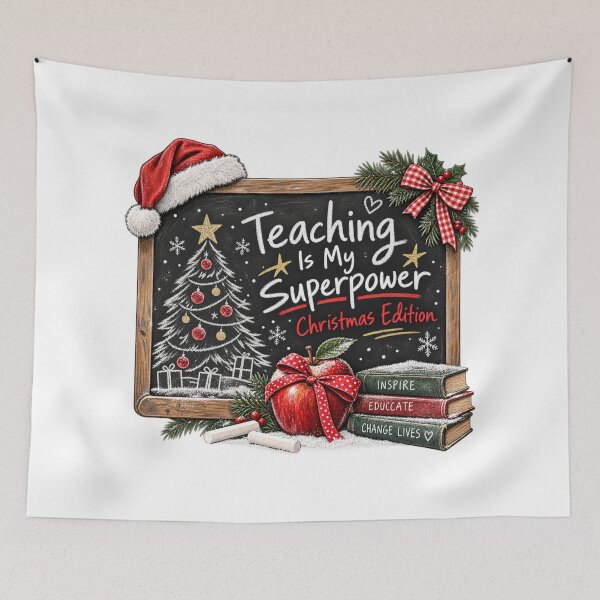 Item preview, Teaching Is My Superpower Christmas Edition designed and sold by CoolContent Factory.