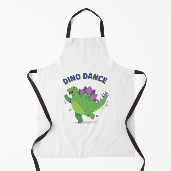 Item preview, Dancing Stegosaurus Dinosaur Dino Dance Cartoon designed and sold by Chillo tees.