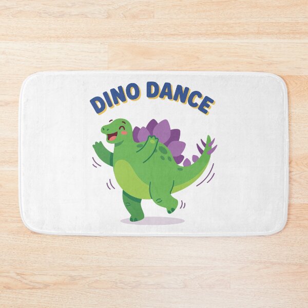 Item preview, Dancing Stegosaurus Dinosaur Dino Dance Cartoon designed and sold by Chillo tees.