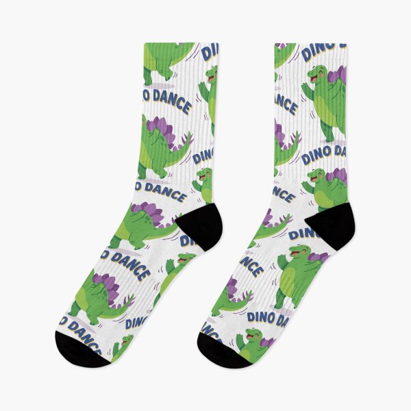 Item preview, Dancing Stegosaurus Dinosaur Dino Dance Cartoon designed and sold by Chillo tees.