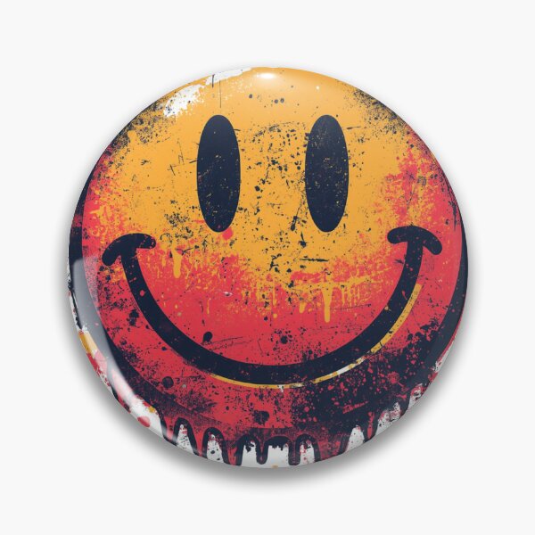 Item preview, Grunge Smiley Meltdown designed and sold by catcurio.