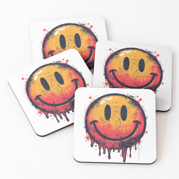 Item preview, Grunge Smiley Meltdown designed and sold by catcurio.