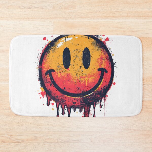 Item preview, Grunge Smiley Meltdown designed and sold by catcurio.