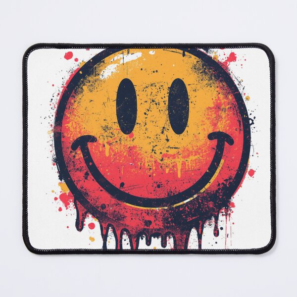 Item preview, Grunge Smiley Meltdown designed and sold by catcurio.