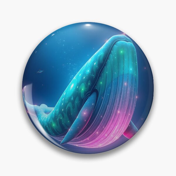Item preview, Bioluminescent Whale Abstract Ocean designed and sold by CooksCreators.