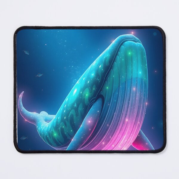 Item preview, Bioluminescent Whale Abstract Ocean designed and sold by CooksCreators.