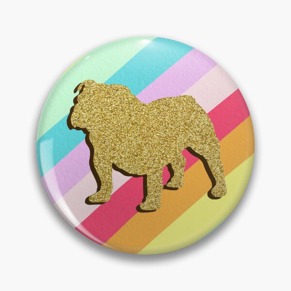 Item preview, Bulldog and stripes designed and sold by Ana Gorozpe.