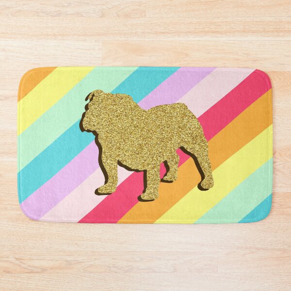 Item preview, Bulldog and stripes designed and sold by Ana Gorozpe.