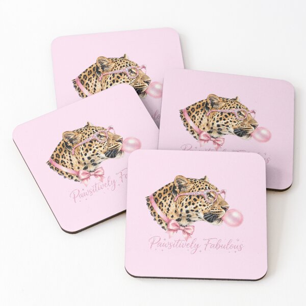 Item preview, Pawsitively Fabulous Leopard - Cute Pink Coquette Leopard designed and sold by Vibe-Vary.