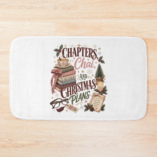 Item preview, Chapters Chai and Christmas Plans Book Lover designed and sold by JoyfullyOffbeat.