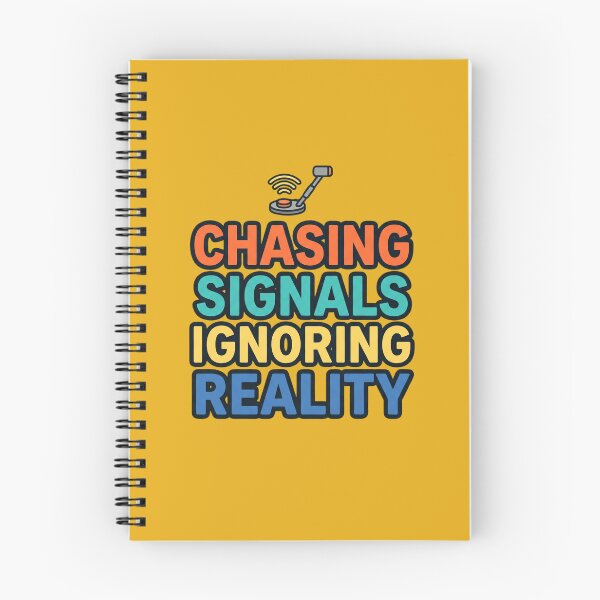 Item preview, Chasing Signals Ignoring Reality | Funny Metal Detecting Hobbyist Gift designed and sold by TribeGlyph.