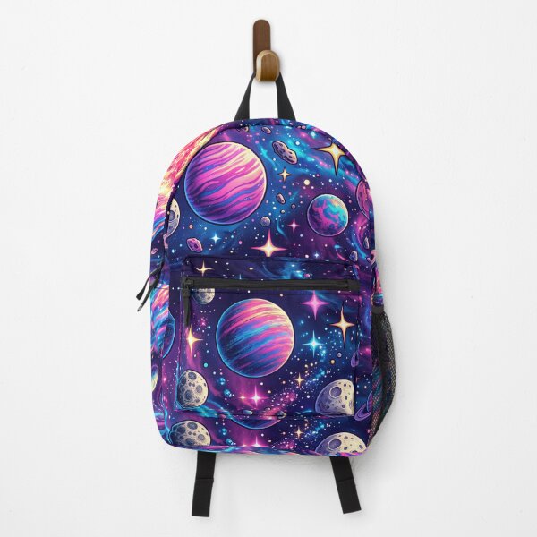 Item preview, Retro Cosmic Galaxy Planets Comet Space Art, Colorful Psychedelic Universe Design designed and sold by SIMPLY ART.