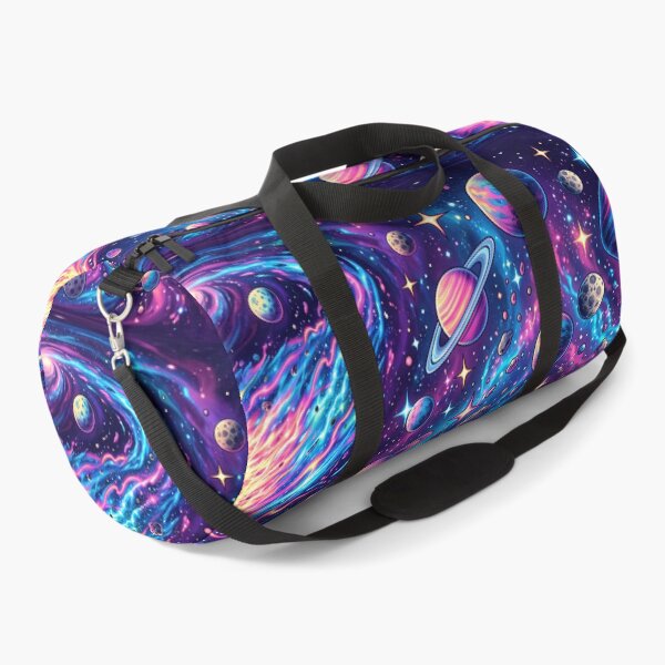 Item preview, Retro Cosmic Galaxy Planets Comet Space Art, Colorful Psychedelic Universe Design designed and sold by SIMPLY ART.