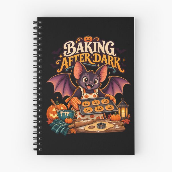 Item preview, Baking After Dark - Halloween Bat Baker designed and sold by Good Mood Foundry.
