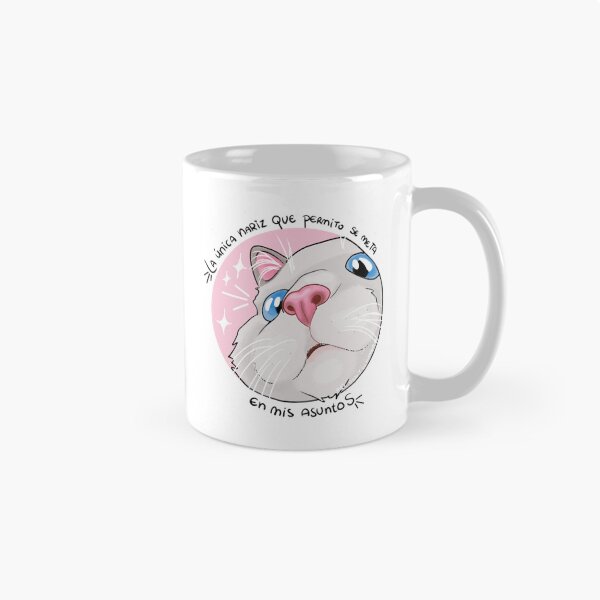 Item preview, The Only Nose in My Business Cat Illustration designed and sold by elgatoysuhumana.