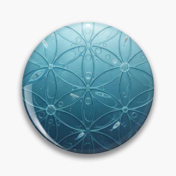 Item preview, Underwater Flower of Life with Floating Water Bubbles designed and sold by monkeybusiness.pt.