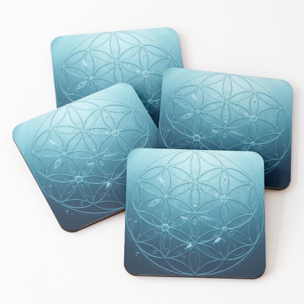 Item preview, Underwater Flower of Life with Floating Water Bubbles designed and sold by monkeybusiness.pt.