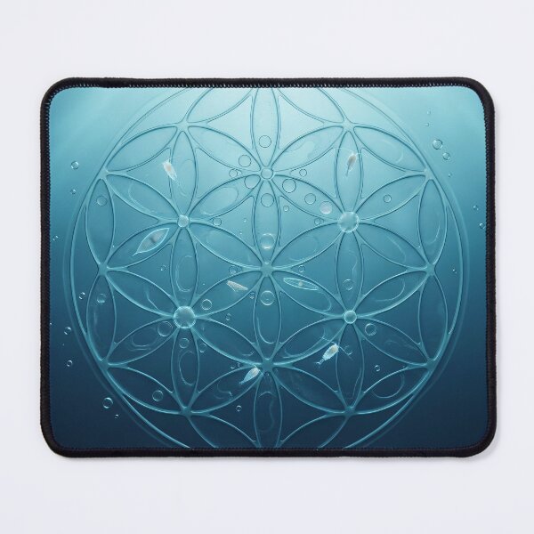 Item preview, Underwater Flower of Life with Floating Water Bubbles designed and sold by monkeybusiness.pt.