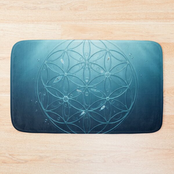 Item preview, Underwater Flower of Life with Floating Water Bubbles designed and sold by monkeybusiness.pt.