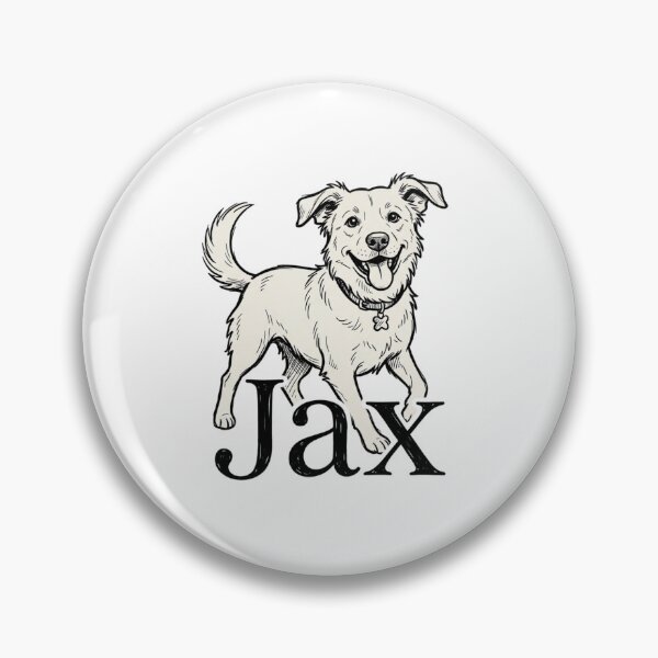 Item preview, Jax Dog Sketch for Proud Jax Pet Parents and Active Yellow Lab Rescue Lovers designed and sold by raedattia.