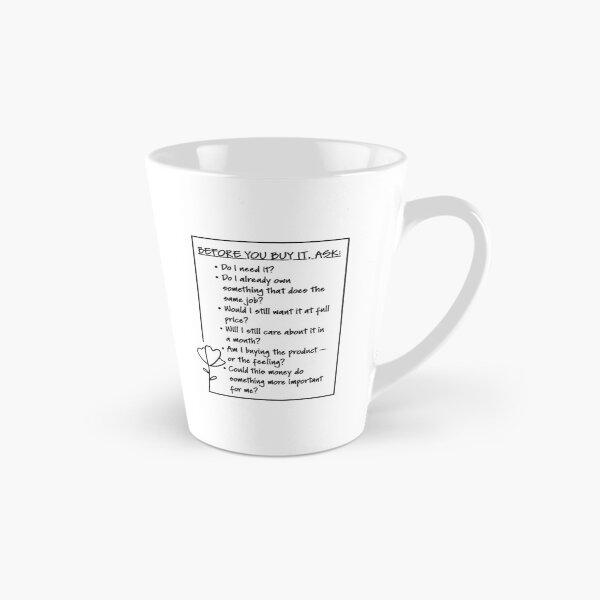 Item preview, 'Before You Buy It, Ask' Mindful Spending Checklist designed and sold by S-and-W-4ever.