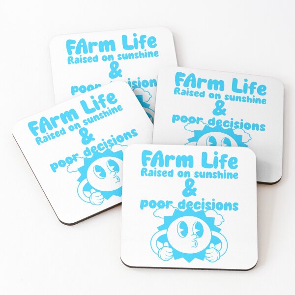 Item preview, Farm Life: Raised on Sunshine and Poor Decisions T-shirt designed and sold by OhThatTee.