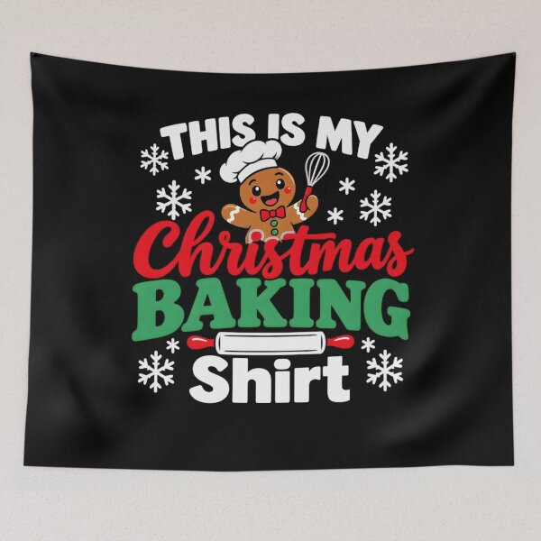 Item preview, This Is My Christmas Baking Shirt Funny Gingerbread Baker designed and sold by clothesy7.