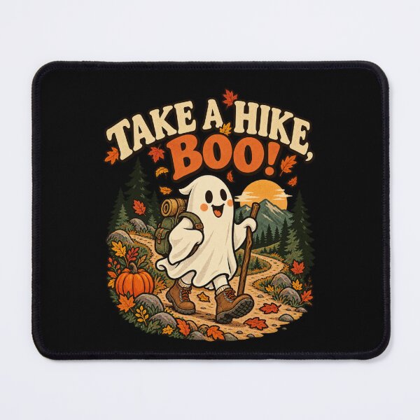 Item preview, Take a Hike, Boo! - Hiking Ghost designed and sold by Good Mood Foundry.
