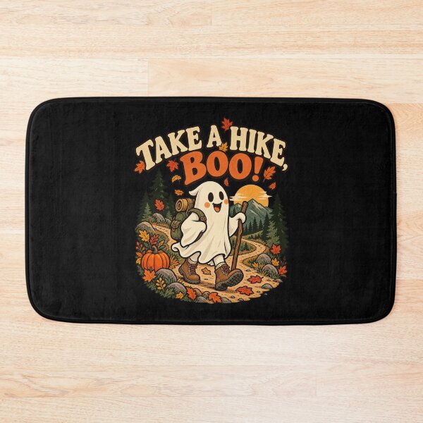 Item preview, Take a Hike, Boo! - Hiking Ghost designed and sold by Good Mood Foundry.