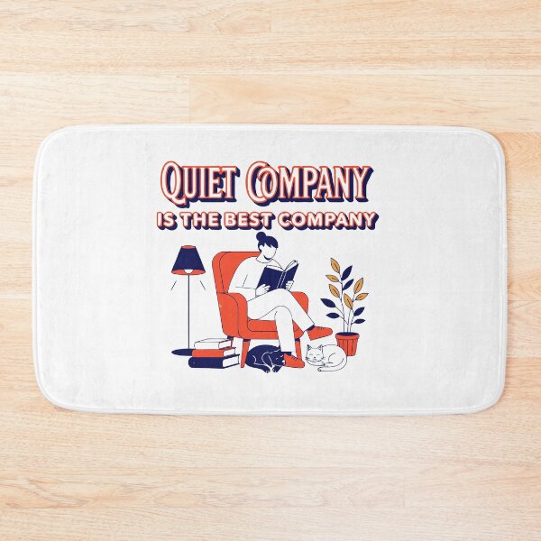 Item preview, Quiet Company Is the Best Company Book Lover Introvert Cat Dog T-Shirt designed and sold by Design-Pro-21.