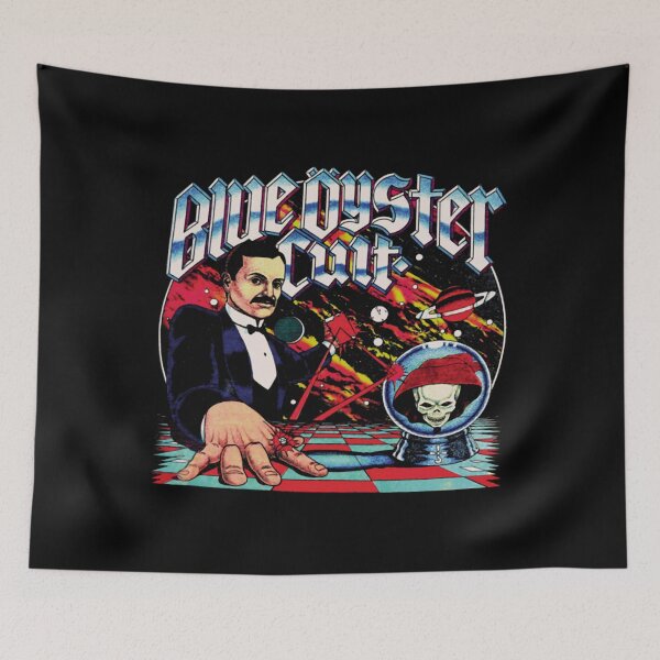 Item preview, Blue Öyster Cult Band Retro Vintage Logo designed and sold by RokenrolTEXT.