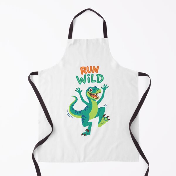 Item preview, Running Velociraptor Dinosaur Run Wild Cartoon designed and sold by Chillo tees.