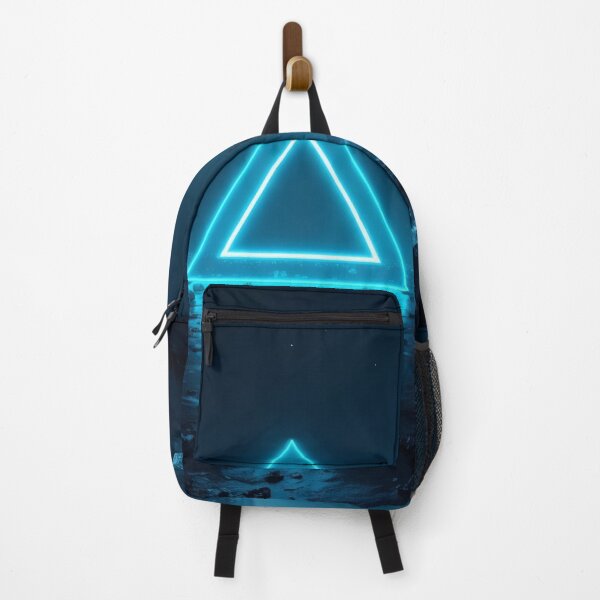 Item preview, Glowing Cyan Triangle Portal on Frozen Ice Lake designed and sold by monkeybusiness.pt.