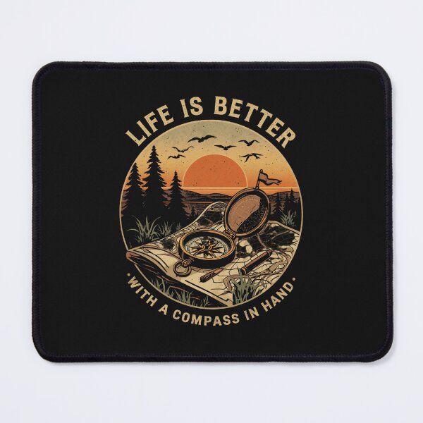 Item preview, LIFE IS BETTER WITH A COMPASS designed and sold by BKDIGITALSHOP.