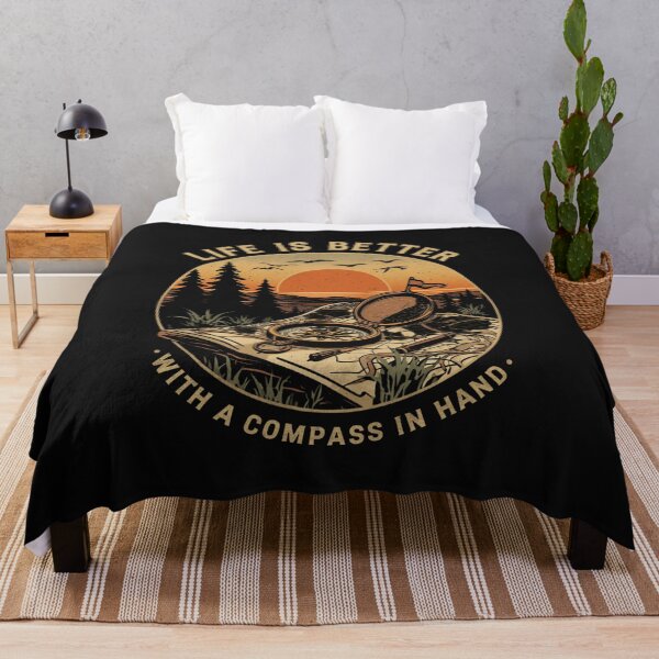 Item preview, LIFE IS BETTER WITH A COMPASS designed and sold by BKDIGITALSHOP.