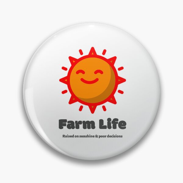 Item preview, Farm Life: Raised on Sunshine and Poor Decisions T-shirt designed and sold by OhThatTee.
