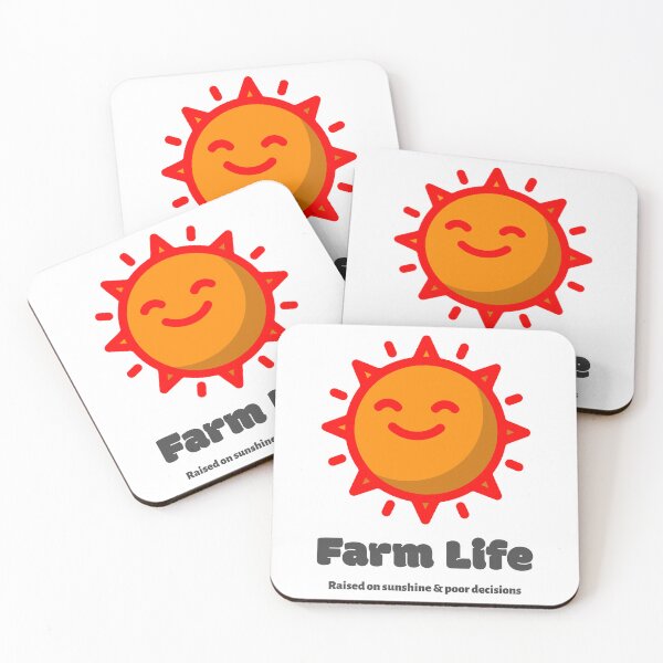 Item preview, Farm Life: Raised on Sunshine and Poor Decisions T-shirt designed and sold by OhThatTee.