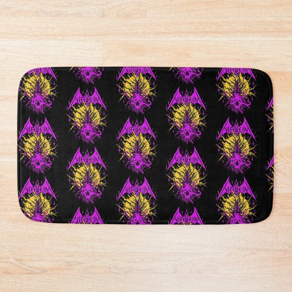 Item preview, Nifelheim Black Metal – Inverted Cross Burning Sun Occult Art designed and sold by GlitchGridArt.