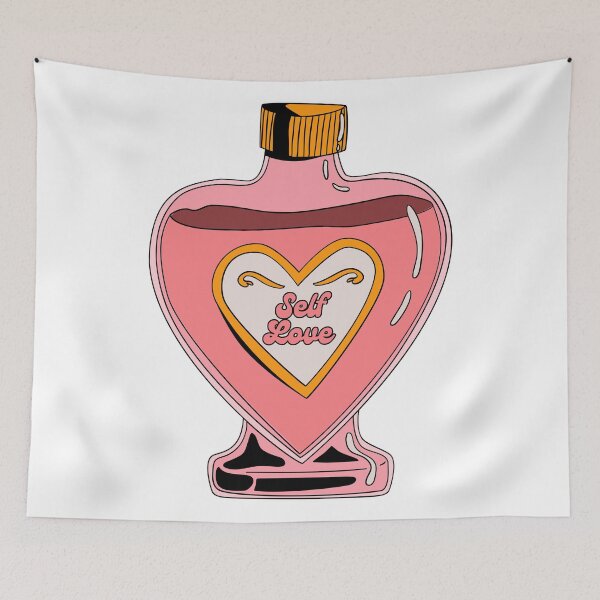 Item preview, Self Love Magic Pink Heart Potion designed and sold by lulifilu.
