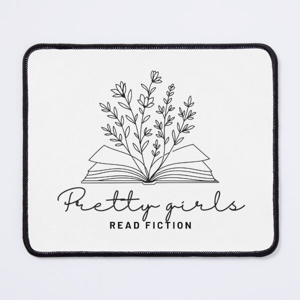 Item preview, Pretty girls read fiction designed and sold by AfterHourNotes.