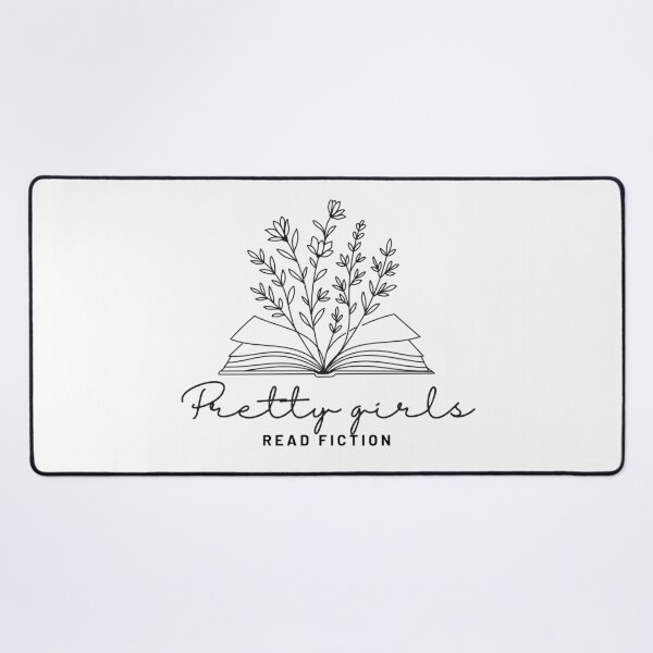 Item preview, Pretty girls read fiction designed and sold by AfterHourNotes.