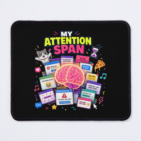Item preview, My Attention Span 100 Open Tabs Funny ADHD Phone Case designed and sold by Créative touche .