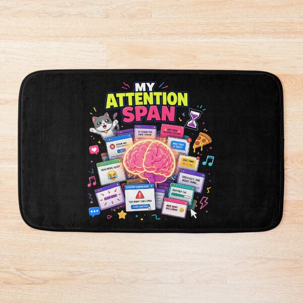 Item preview, My Attention Span 100 Open Tabs Funny ADHD Phone Case designed and sold by Créative touche .