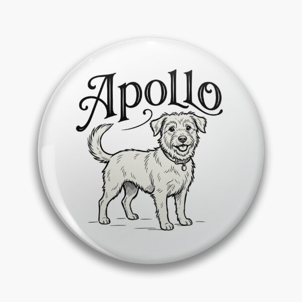 Item preview, Apollo Terrier Dog Sketch for Wirehaired Pup Parents and Rescue Dog Lovers designed and sold by raedattia.