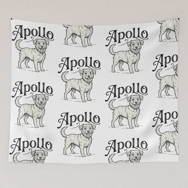 Item preview, Apollo Terrier Dog Sketch for Wirehaired Pup Parents and Rescue Dog Lovers designed and sold by raedattia.