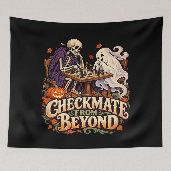 Item preview, Checkmate from Beyond - Skeleton vs Ghost designed and sold by Good Mood Foundry.