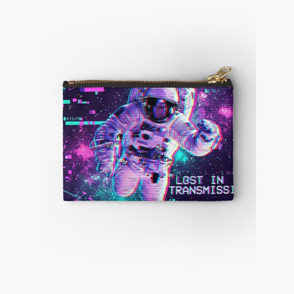 Item preview, Lost in Transmission Cyberpunk Glitch Astronaut Synthwave Sci-Fi Art designed and sold by RetroVibe Supply.