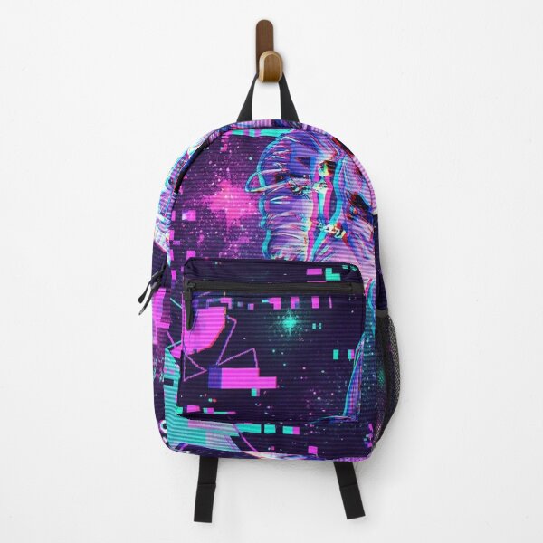Item preview, Lost in Transmission Cyberpunk Glitch Astronaut Synthwave Sci-Fi Art designed and sold by RetroVibe Supply.