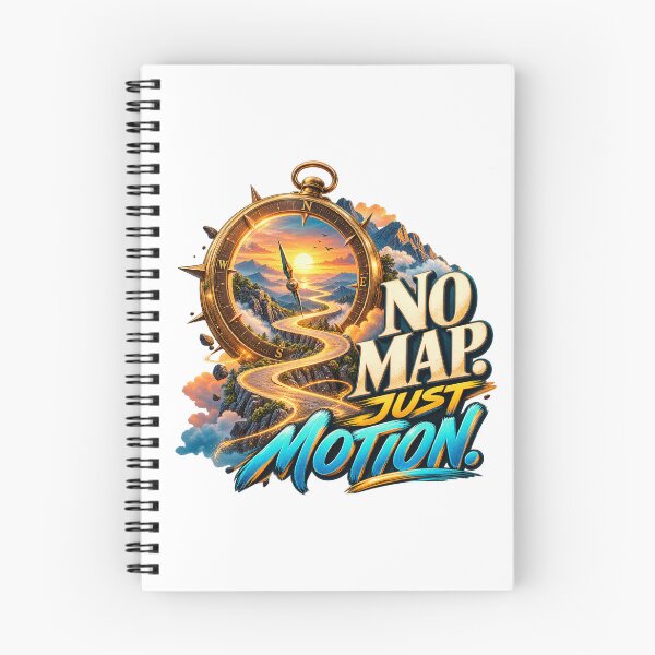 Item preview, No Map Just Motion - Vintage Compass & Highway Sunset Graphic designed and sold by Ozyven-Creation.